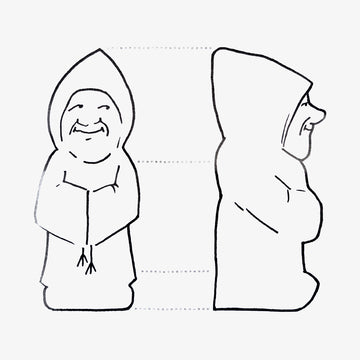 Little Folk Monk Blank by Harley Refsal